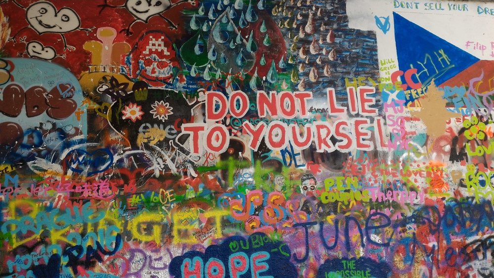 Çekya Prag Lennon Duvarı