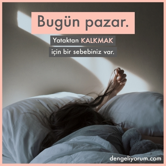pazar günü neler yapılır