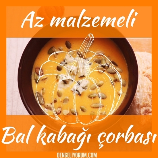 az malzemeli bal kabağı çorbası tarifi