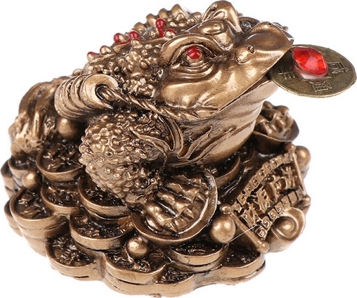 Feng Shui şans, kurbağa biblosu