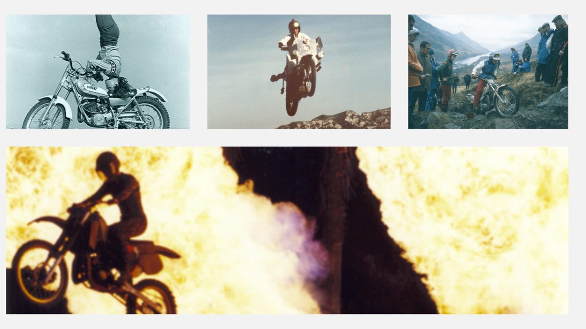 motosiklet stunt