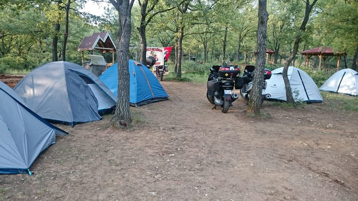 Motosikletle kamp