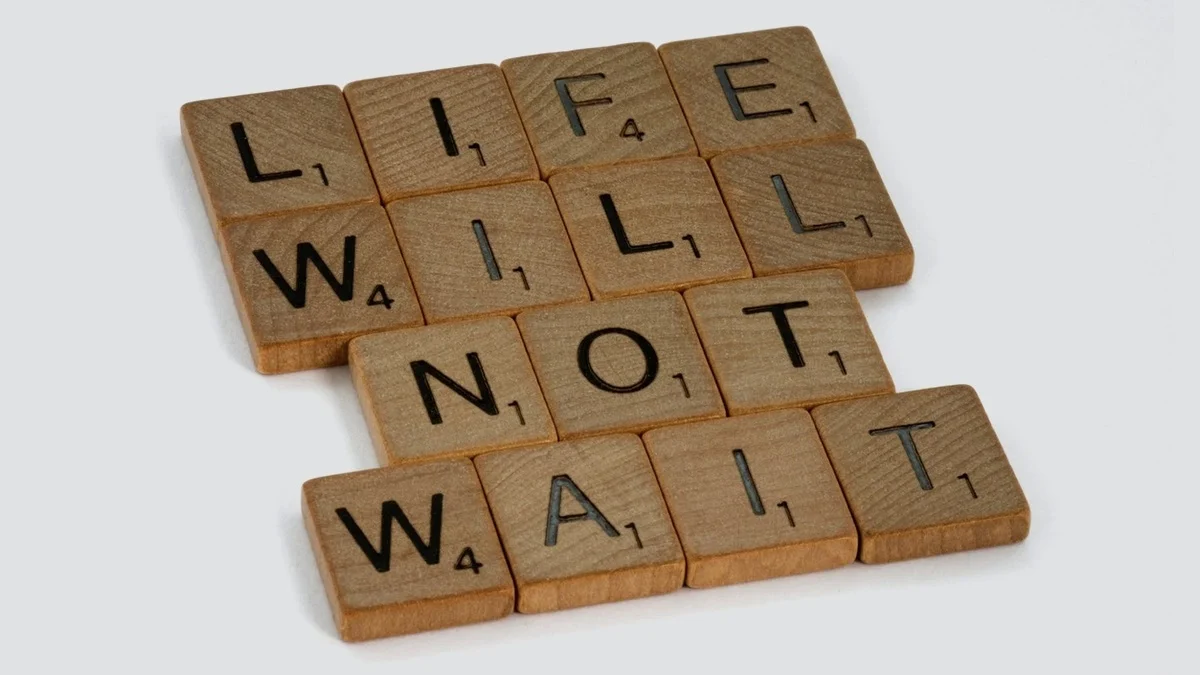ertelemeye son life will not wait